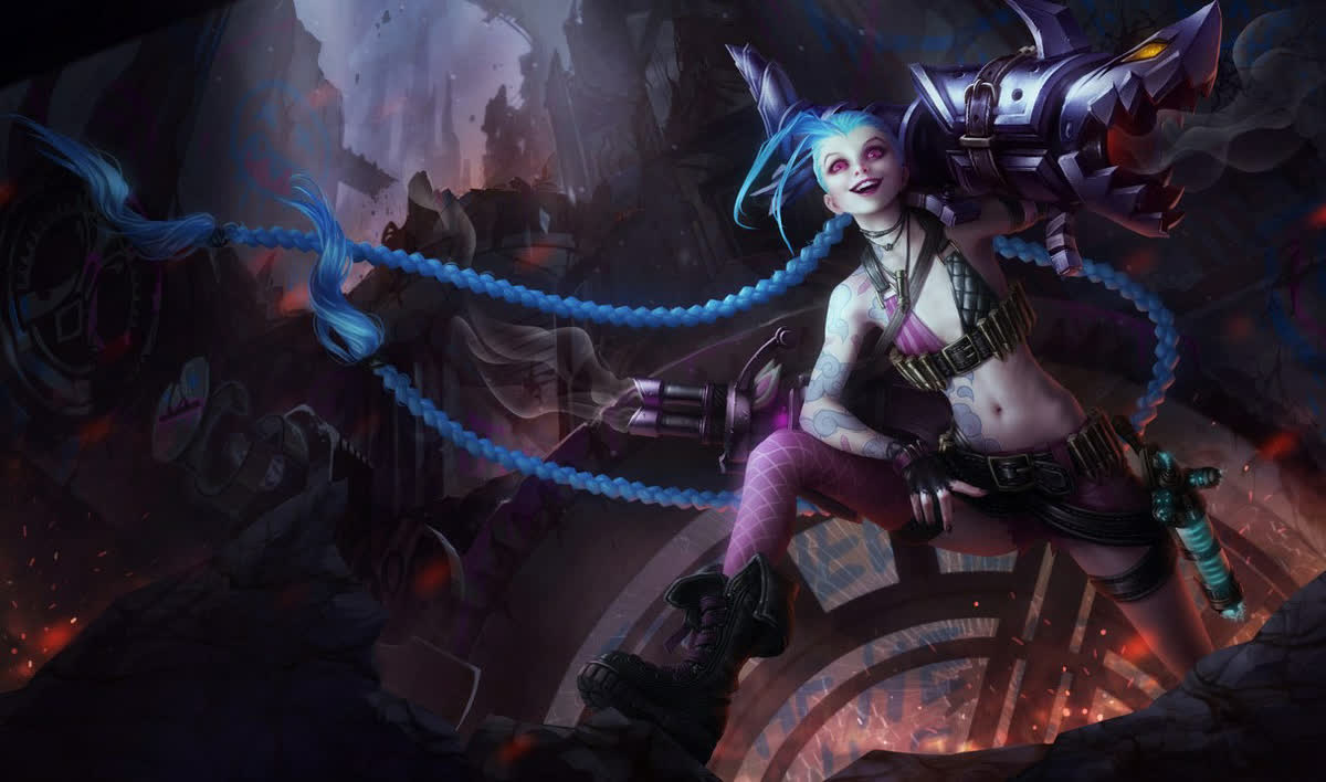 Ahri z League of Legends na oficjalnej grafice Riot Games