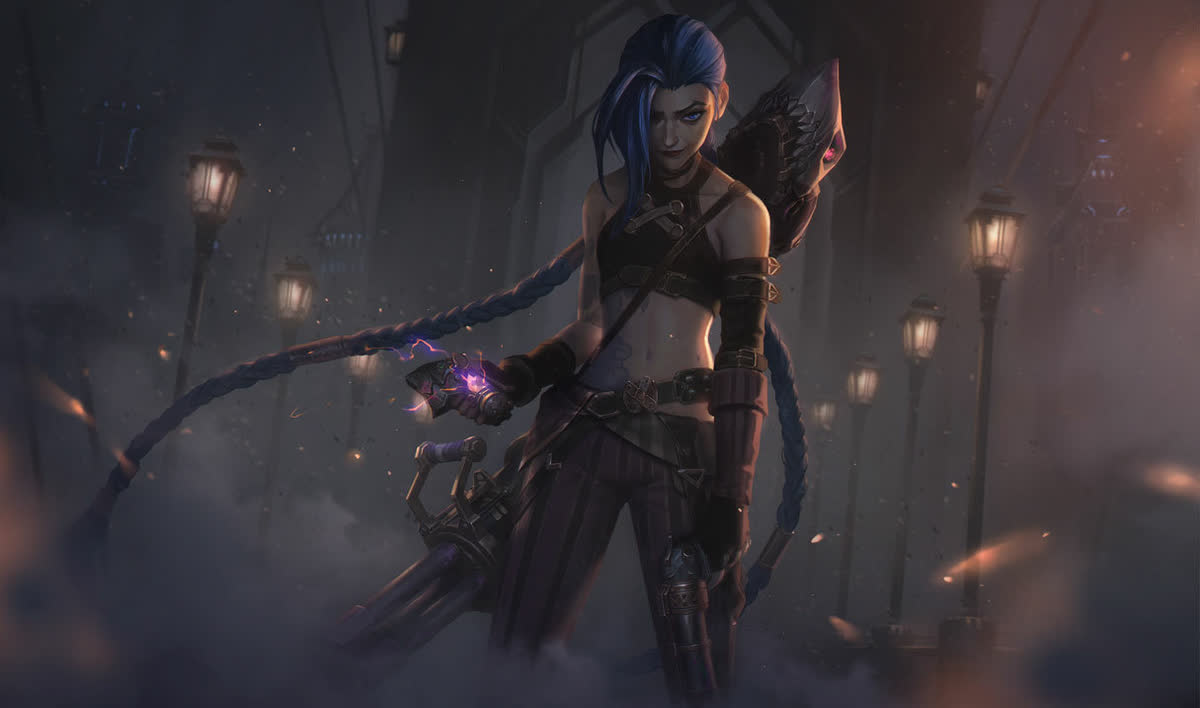 Ahri z League of Legends na oficjalnej grafice Riot Games
