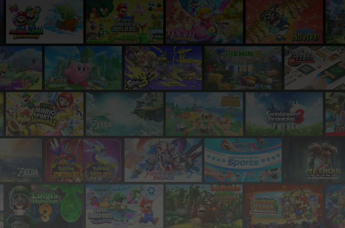 닌텐도 공식 사진 — 책상 위 스탠드에 세워 둔 Nintendo Switch 2와 조이콘 2를 든 손