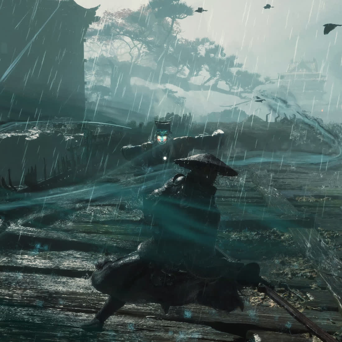 Soul z obnażonym mieczem, w stożkowym kapeluszu — oficjalna grafika Phantom Blade Zero