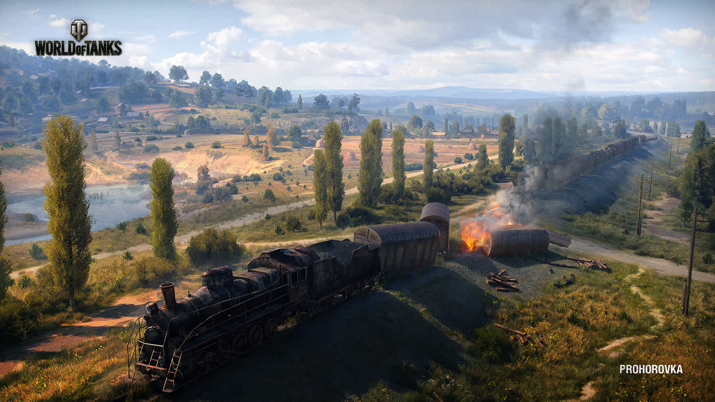 Wargaming 공식 월드 오브 탱크 아트워크 속 판터 전차