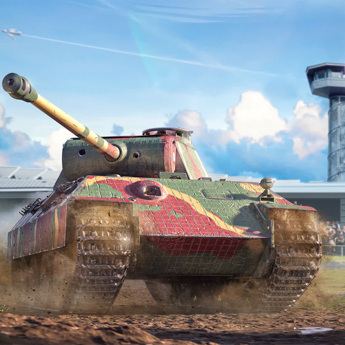 Wargaming 공식 월드 오브 탱크 아트워크 속 판터 전차